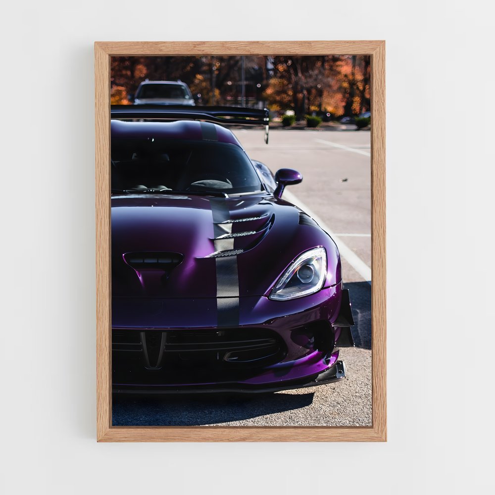 Poster Viper Électrique – affiche Dodge (vue 4)